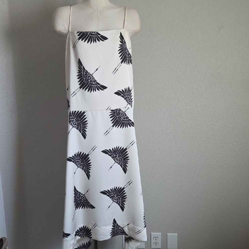 Worthington Black and White High Low Dress